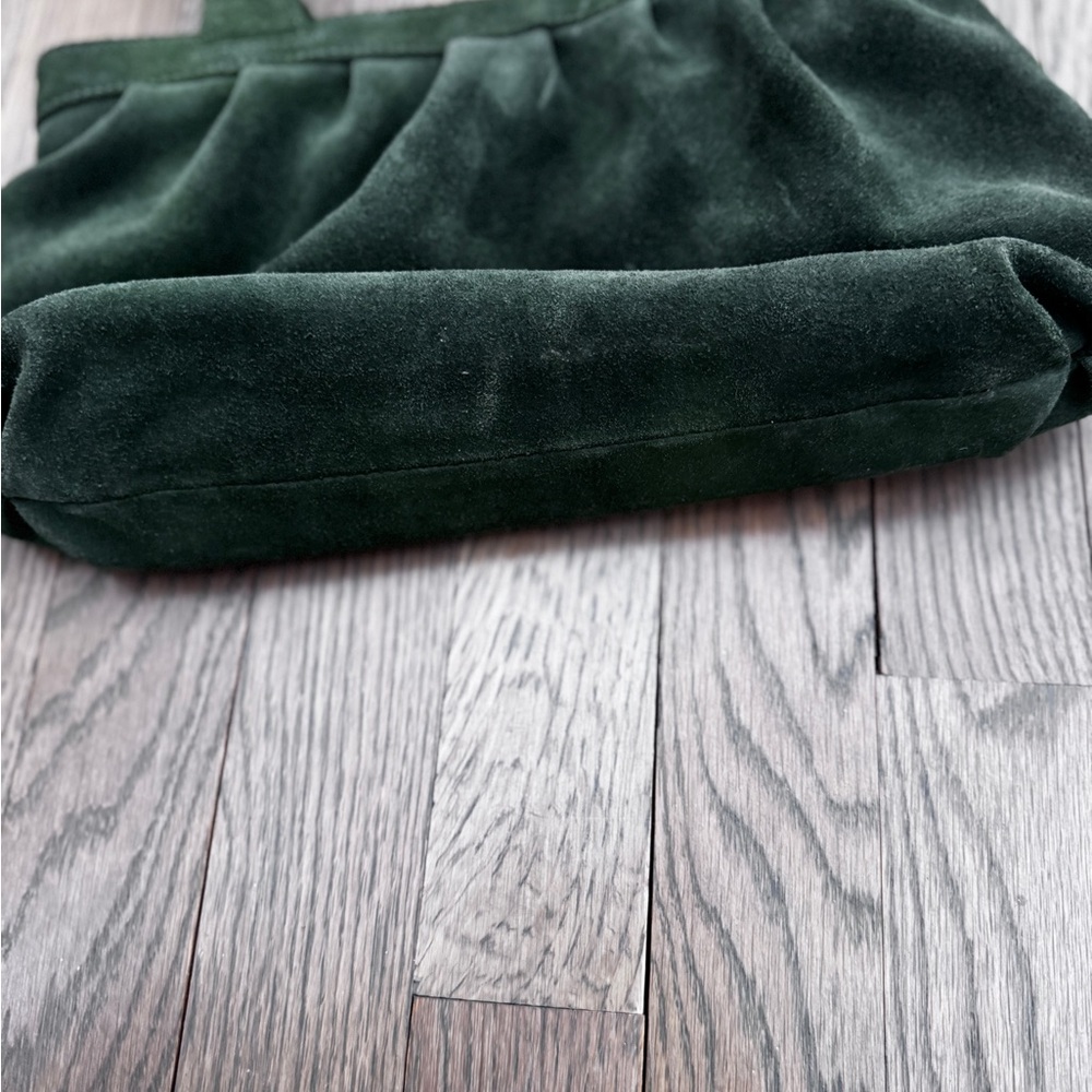 Ann Taylor Loft Green Suede Bag - Picture 4 of 13